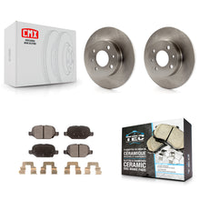 Load image into Gallery viewer, Rear Disc Brake Rotors And Ceramic Pads Kit For Fiat 500