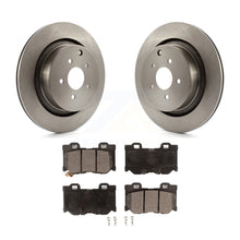 Charger l&#39;image dans la galerie, Rear Brake Rotor Ceramic Pad Kit For INFINITI Q50 M37 Q60 Q70 Q70L QX70 M56 FX50