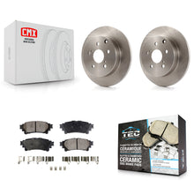 Load image into Gallery viewer, Rear Disc Brake Rotors And Ceramic Pads Kit For Toyota Prius V Mirai