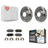 Rear Disc Brake Rotors And Ceramic Pads Kit For Hyundai Elantra Kia Soul Venue