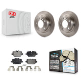 Rear Disc Brake Rotors And Ceramic Pads Kit For Mini Cooper Countryman Paceman