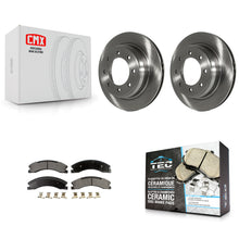 Load image into Gallery viewer, [Rear] 2012-2021 Nissan NV2500 NV3500 NV1500 Premium OE Brake Rotors &amp; Ceramic Pads Kit For Max Braking