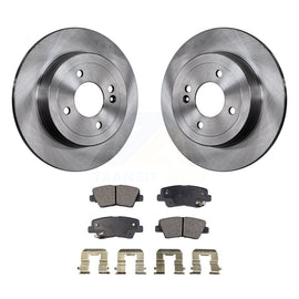 [Rear] 2011 Hyundai Accent Premium OE Brake Rotors & Ceramic Pads Kit For Max Braking