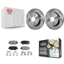 Load image into Gallery viewer, Rear Disc Brake Rotors And Ceramic Pads Kit For Hyundai Accent Kia Rio