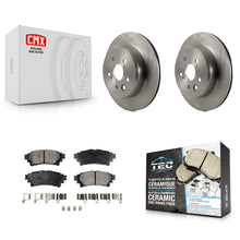 Load image into Gallery viewer, Rear Brake Rotors Ceramic Pad Kit For Lexus GS350 IS300 IS200t IS350 RC350 RC300