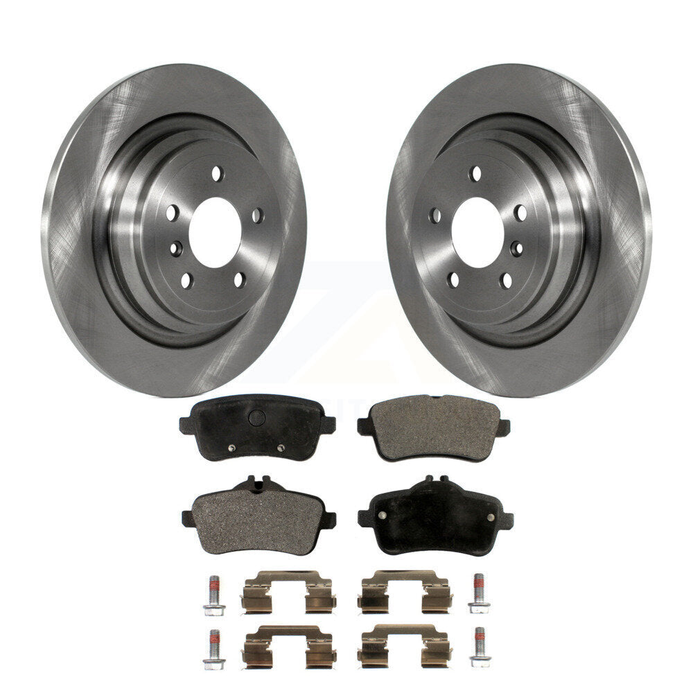 Rear Brake Rotors & Ceramic Pad Kit For Mercedes-Benz ML350 GLE350 ML250 GLE300d