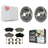 Rear Brake Rotors & Ceramic Pad Kit For Mercedes-Benz ML350 GLE350 ML250 GLE300d