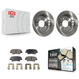 Rear Disc Brake Rotors And Ceramic Pads Kit For Hyundai Sonata Azera