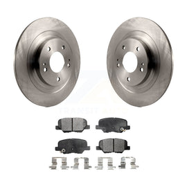 Rear Disc Brake Rotors & Ceramic Pad Kit For Mitsubishi Outlander Sport PHEV RVR