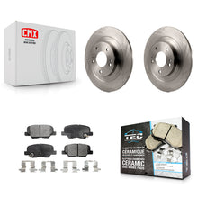 Load image into Gallery viewer, Rear Disc Brake Rotors &amp; Ceramic Pad Kit For Mitsubishi Outlander Sport PHEV RVR