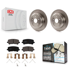 [Rear] 2014-2016 Acura MDX Premium OE Brake Rotors & Ceramic Pads Kit For Max Braking