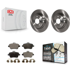 Rear Brake Rotor Ceramic Pad Kit For Mercedes-Benz GLA250 CLA250 INFINITI QX30 B