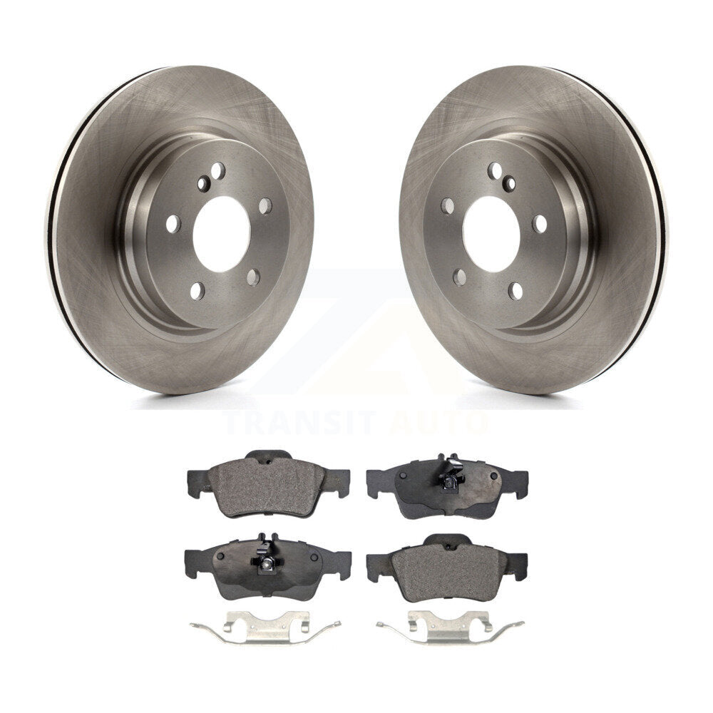 Rear Disc Brake Rotors And Ceramic Pads Kit For Mercedes-Benz E550