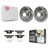 Rear Brake Rotor Ceramic Pad Kit For BMW 328i xDrive 320i 330i 428i 430i Gran GT