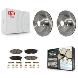[Rear] 2014-2018 Subaru Forester 2.0L Premium OE Brake Rotors & Ceramic Pads Kit For Max Braking