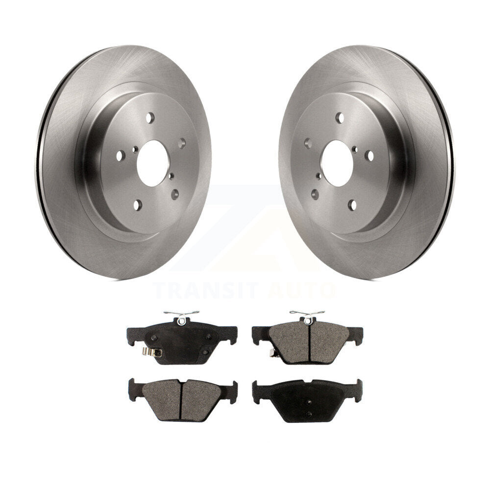 Rear Disc Brake Rotors And Ceramic Pads Kit For Subaru Outback Legacy WRX