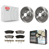 Rear Brake Rotor & Ceramic Pad Kit For Toyota Camry RAV4 Lexus NX200t C-HR NX300