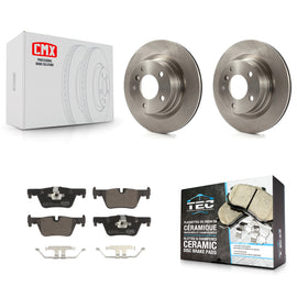 Rear Brake Rotors & Ceramic Pad Kit For BMW 328i 320i 428i 228i 230i 328d xDrive