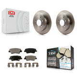Rear Disc Brake Rotors And Ceramic Pads Kit For Hyundai Tucson Kia Sportage