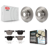 Rear Disc Brake Rotors And Ceramic Pads Kit For BMW X5 X6