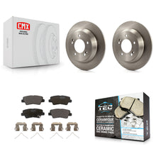 Load image into Gallery viewer, [Rear] 14-17 Kia Rondo With Manual Parking Premium OE Brake Rotors &amp; Ceramic Pads Kit For Max Braking