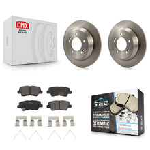 Load image into Gallery viewer, Rear Brake Rotor Ceramic Pad Kit For 14-17 Kia Rondo With Electric Parking