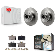 Load image into Gallery viewer, Rear Disc Brake Rotors Hub Assembly And Ceramic Pads Kit For Volkswagen Cabrio