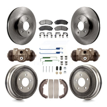 Charger l&#39;image dans la galerie, Front Rear Disc Brake Rotors Ceramic Pad Drum Kit (9Pc) For Saturn Vue Chevrolet