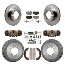 Load image into Gallery viewer, Front Rear Disc Brake Rotor Ceramic Pad Drum Kit (9Pc) For Toyota Pickup 4Runner