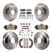 Load image into Gallery viewer, [Front+Rear] 03-06 Nissan Sentra 1.8L Premium OE Brake Rotor Drum Kit &amp; Ceramic Pads For Max Braking