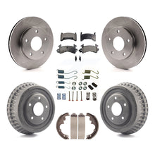 Load image into Gallery viewer, Front Rear Brake Rotor Ceramic Pad &amp; Drum Kit (7Pc) For Chevrolet S10 Blazer GMC