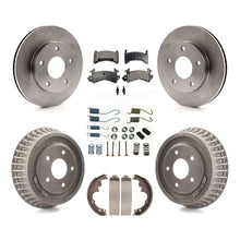 Load image into Gallery viewer, Front Rear Brake Rotor Ceramic Pad &amp; Drum Kit (7Pc) For Chevrolet S10 GMC Sonoma