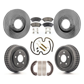 Front Rear Brake Rotors Ceramic Pad & Drum Kit (7Pc) For Buick Century Chevrolet