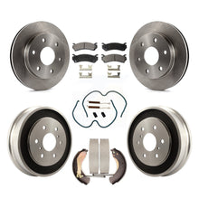 Load image into Gallery viewer, Front Rear Brake Rotor Ceramic Pad &amp; Drum Kit (7Pc) For Chevrolet Silverado 1500