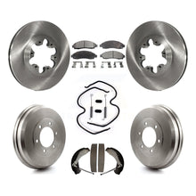 Charger l'image dans la galerie, Front Rear Brake Rotor Ceramic Pad And Drum Kit (7Pc) For Chevrolet Colorado GMC