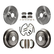 Charger l'image dans la galerie, Front Rear Disc Brake Rotors Ceramic Pads And Drum Kit (7Pc) For Chevrolet HHR