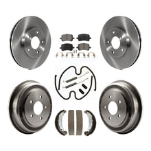 Charger l'image dans la galerie, Front Rear Disc Brake Rotors Ceramic Pads And Drum Kit (7Pc) For Chevrolet HHR