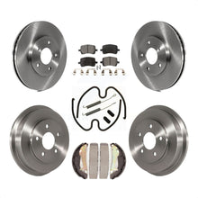 Load image into Gallery viewer, Front Rear Disc Brake Rotors Ceramic Pads And Drum Kit (7Pc) For Chevrolet HHR