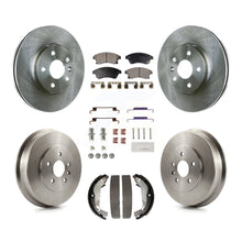 Charger l&#39;image dans la galerie, Front Rear Brake Rotors Ceramic Pad &amp; Drum Kit (7Pc) For Chevrolet Cruze Limited