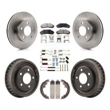 Charger l&#39;image dans la galerie, Front Rear Brake Rotors Ceramic Pad &amp; Drum Kit (7Pc) For Ford Ranger Mazda B3000