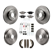 Charger l'image dans la galerie, Front Rear Disc Brake Rotors Ceramic Pad Drum Kit (7Pc) For Ford Focus FMSI=1004