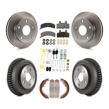 Charger l'image dans la galerie, [Front+Rear] 94-99 Dodge Ram 1500 4WD Premium OE Brake Rotor Drum Kit &amp; Ceramic Pads For Max Braking