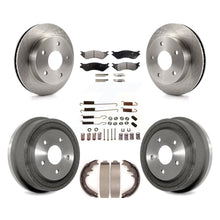 Charger l'image dans la galerie, [Front+Rear] 00-01 Dodge Ram 1500 4WD Premium OE Brake Rotor Drum Kit &amp; Ceramic Pads For Max Braking
