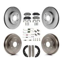 Load image into Gallery viewer, [Front+Rear] 1997-2001 Honda CR-V Premium OE Brake Rotor Drum Kit &amp; Ceramic Pads For Max Braking