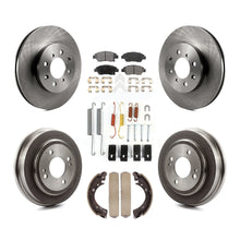 Load image into Gallery viewer, [Front+Rear] 2007-2008 Honda Fit Premium OE Brake Rotor Drum Kit &amp; Ceramic Pads For Max Braking