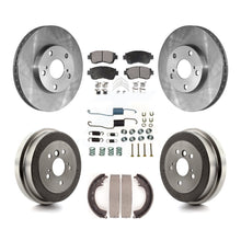 Load image into Gallery viewer, Front Rear Disc Brake Rotors Ceramic Pads And Drum Kit (7Pc) For Toyota Camry