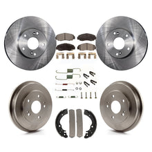 Load image into Gallery viewer, Front Rear Disc Brake Rotors Ceramic Pad &amp; Drum Kit (7Pc) For Honda Accord Civic