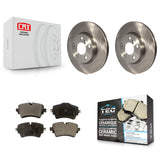 Front Disc Brake Rotors And Ceramic Pads Kit For Mini Cooper Clubman