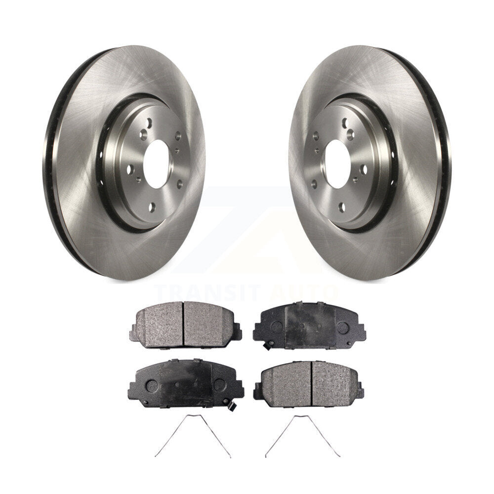 Front Disc Brake Rotors And Ceramic Pads Kit For Honda Civic Accord Acura ILX