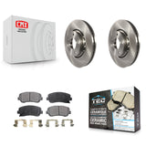 Front Disc Brake Rotors And Ceramic Pads Kit For Mazda CX-5